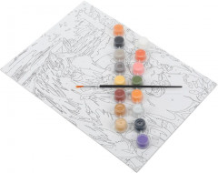 Картина по номерам «Лошади на закате» - Фото 1