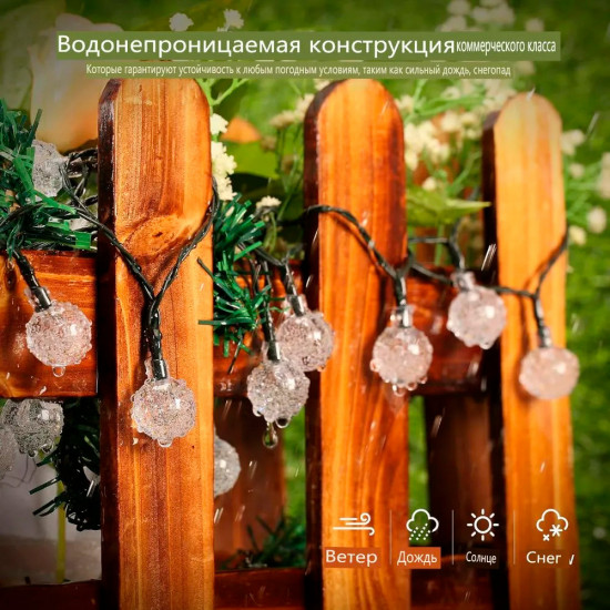 Электрогирлянда садовая