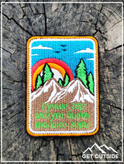 Шеврон «Лучше гор могут быть только горы» - Фото 1