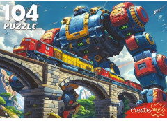 Пазл «Трансформер и поезд» - Фото 2