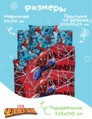 Комплект постельного белья «Человек Паук. Паутина» - Фото 2