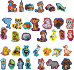 Сортер-доска развивающий по методу Монтессори с магнитной рыбалкой - Фото 14