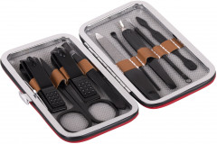 Набор для маникюра и педикюра в футляре универсальный «9 в 1» - Фото 9