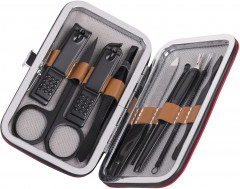 Набор для маникюра и педикюра в футляре универсальный «9 в 1» - Фото 11
