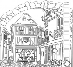 Раскраска-антистресс для влюбленных в путешествия - Фото 1