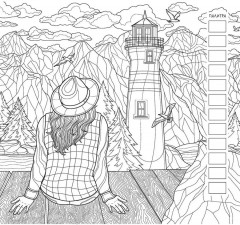 Раскраска-антистресс для влюбленных в путешествия - Фото 2