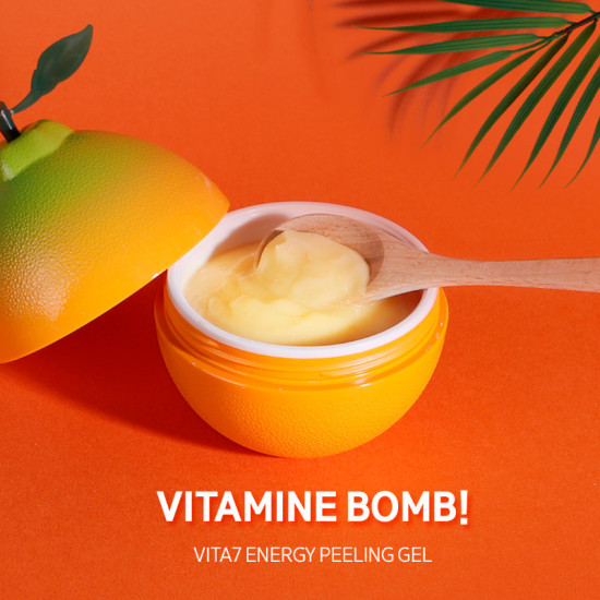 Пилинг-гель для лица с AHA-BHA кислотами энергетический «Vita7 Energy Peeling Gel»