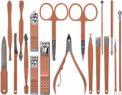 Набор для маникюра и педикюра в футляре универсальный «18 в 1» - Фото 12