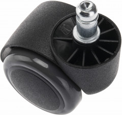 Комплект колес-роликов для кресла прорезиненных - Фото 3