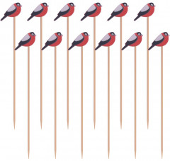 Набор шпажек для канапе «Снегири» - Фото 1