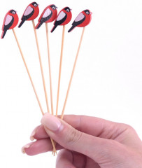 Набор шпажек для канапе «Снегири» - Фото 3