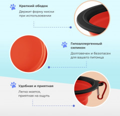 Миска для кошек и собак - Фото 2