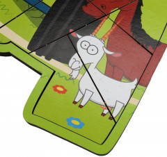 Пазл фигурный «Синий Трактор» - Фото 4