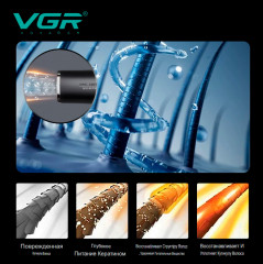 Профессиональный фен для волос V-469 - Фото 3