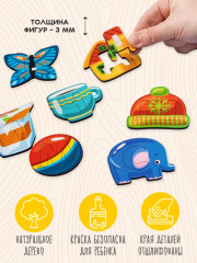 Игра развивающая деревянная «Азбука» - Фото 9