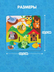 Набор из фетра на липучках «Кто где живет?» - Фото 6