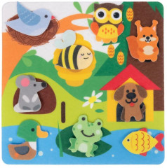 Набор из фетра на липучках «Кто где живет?» - Фото 8