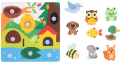 Набор из фетра на липучках «Кто где живет?» - Фото 10