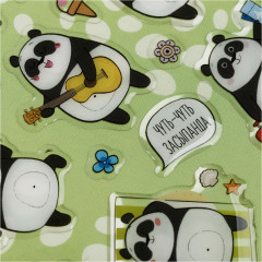 Наклейки гелевые «Панда» - Фото 1