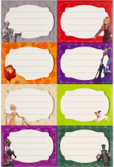 Набор наклеек для маркировки школьных принадлежностей - Фото 1