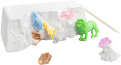 Набор для проведения раскопок «Ищи животных и кристаллы» - Фото 1