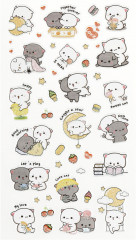 Наклейки объемные многоразовые с блёстками «Cute kittens» - Фото 2