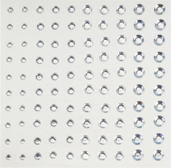 Наклейки акриловые многоразовые «Silver rain» - Фото 2