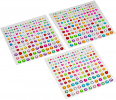 Наклейки-стразы для творчества, макияжа и волос «A large set» - Фото 6