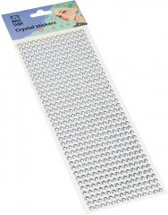 Наклейки-стразы для творчества и макияжа «Silver stripes» - Фото 2