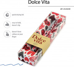 Ручка шариковая автоматическая «Сердечки. Фантазия» - Фото 2