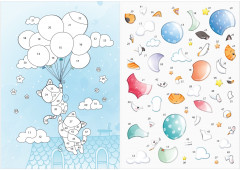 Аппликация наклейками «Котики» - Фото 1