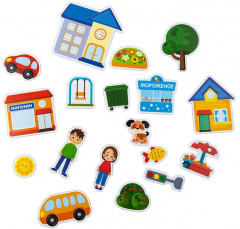 Пластик на липучках «Городок» - Фото 12