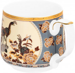 Кружка «Павлин на бежевом» - Фото 4