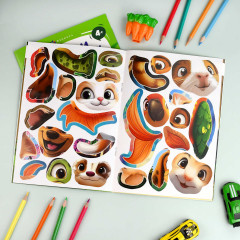 Книжка-картинка с наклейками для детей «Домашние питомцы» - Фото 1