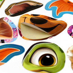 Книжка-картинка с наклейками для детей «Домашние питомцы» - Фото 2