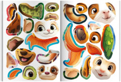 Книжка-картинка с наклейками для детей «Домашние питомцы» - Фото 5