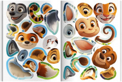 Книжка-картинка с наклейками для детей «Дикие животные» - Фото 8