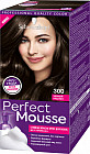 Краска-мусс для волос, оттенок 300 Черный каштан