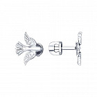 Серьги-пусеты из серебра