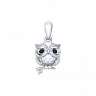 Подвеска из серебра с фианитами