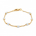 Браслет из золочёного серебра