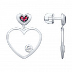 Серьги из серебра