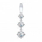 Подвеска из серебра со Swarovski Zirconia