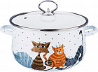 Кастрюля с крышкой «Коты»