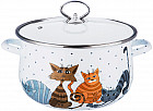 Кастрюля с крышкой «Коты»