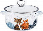 Кастрюля с крышкой «Коты»