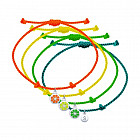 Набор браслетов с серебром и эмалью