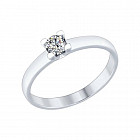 Кольцо из серебра со Swarovski Zirconia