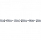 Браслет из серебра с фианитами