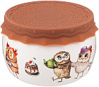 Банка с крышкой «Совушки»